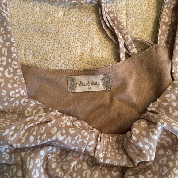 Altar'd State Wilde Leopard Mini Dress size medium - Picture 6 of 8